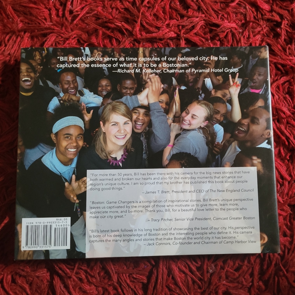 Book - Boston Game Changers.  Photography by Bill Brett